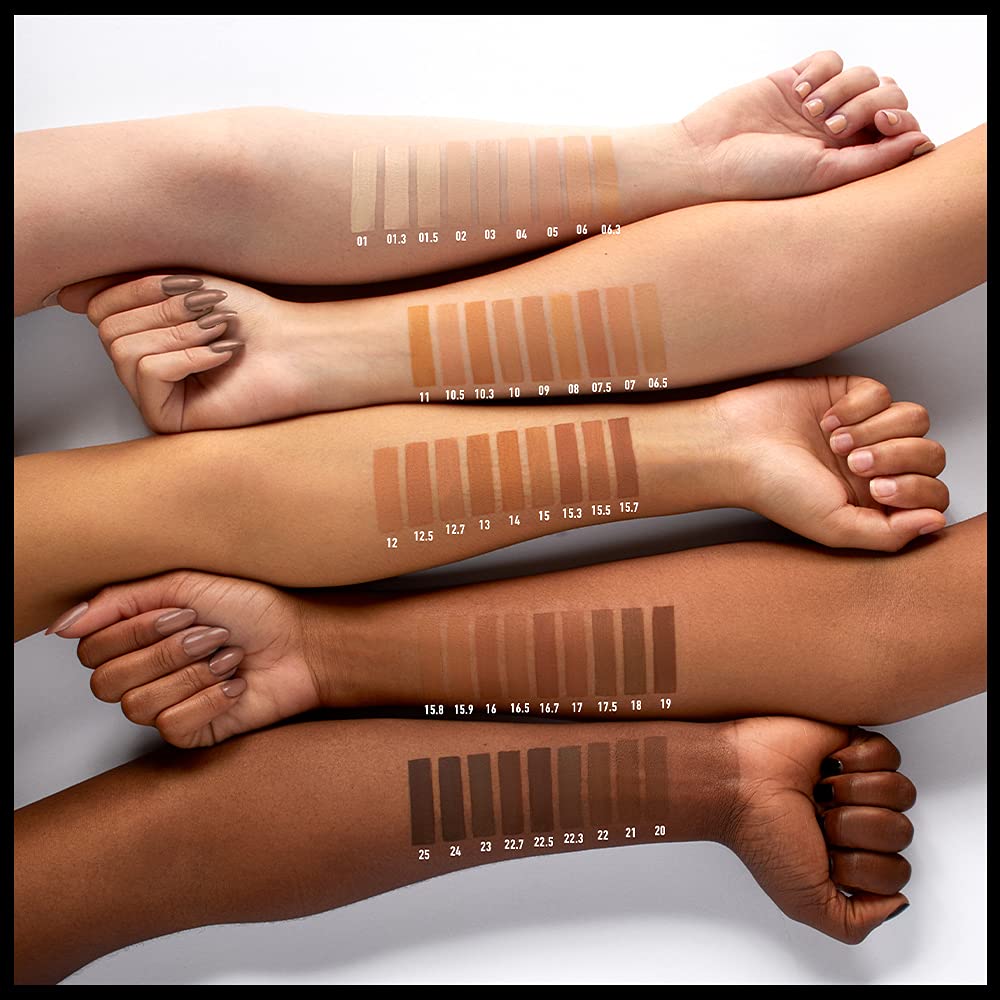 NYX PROFESSIONAL MAKEUP Can't Stop Won't Stop Foundation, 24h Full Coverage Matte Finish - Medium Buff