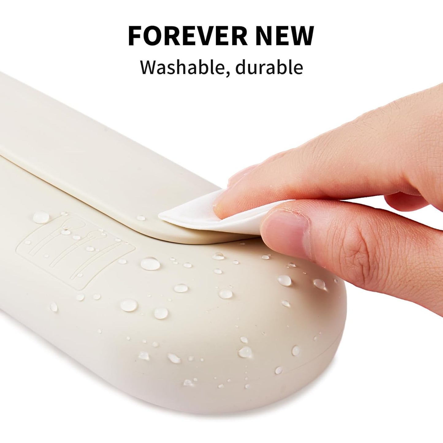 Silicone Makeup Brush Holder Travel Cosmetic Bag：Soft Portable Cosmetic Face Brushes Holder with Upgrade Anti-Fall Out Magnetic Closure, Large Travel Makeup Brush Case - Starlight