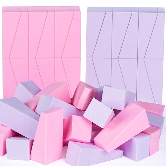 Teenitor 48 Pcs Makeup Sponges For Foundation, Latex Free Makeup Wedges Sponges For Liquid Cream Foundation Festival Halloween Makeup, Make Up Sponges For Face