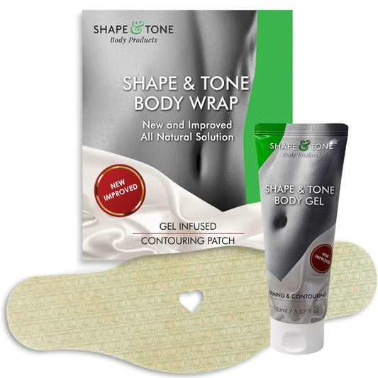 Firming and Shaping Contouring Moisturizing Body Wrap. New improved all natural anti cellulite solution (10 WRAPS+GEL)