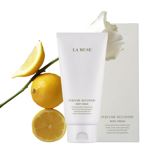 LA MUSE Perfume Body Lotion for Women(Floral Musk) | Body Cream for Women, Dry Skin with Shea Butter, Peptide | Softens & Comforts Sensitive Skin with Silky Smooth Finish, Non-Sticky | 10.14 fl oz