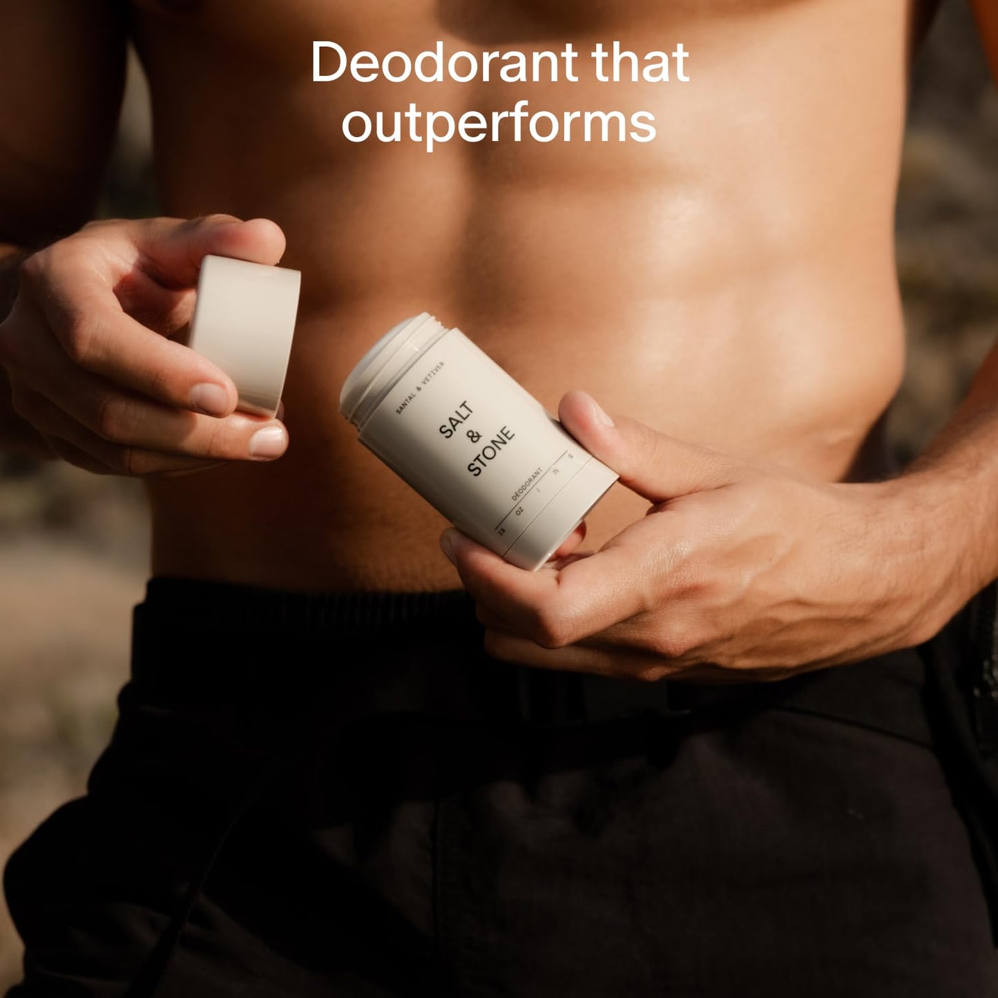 SALT & STONE Natural Deodorant - Black Rose & Oud | Extra Strength Natural Deodorant for Women & Men | Aluminum Free with Seaweed Extracts, Shea Butter & Probiotics | Free From Parabens & Sulfates