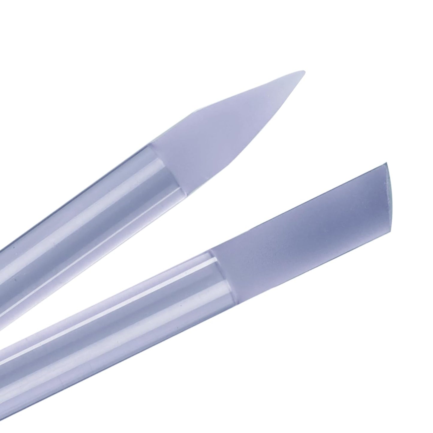 BONA FIDE BEAUTY Glass Cuticle Pusher, 1-Pieces Blue Gentle Czech Manicure Stick for Remover, Long-Lasting and Double-Sided Reusable Glass Stick