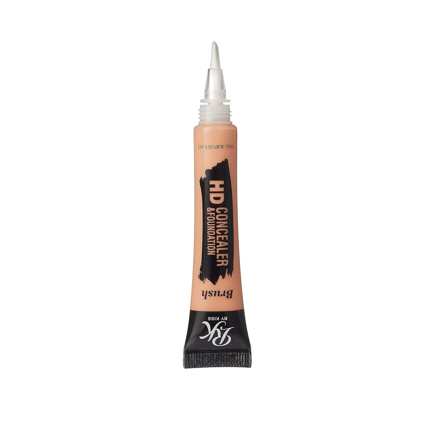 Ruby Kisses HD Concealer & Foundation Brush Flawless Full Coverage Face Makeup Lightweight Highlighter Long Lasting Under Eye Conceals Contour Corrector (Warm Sand)