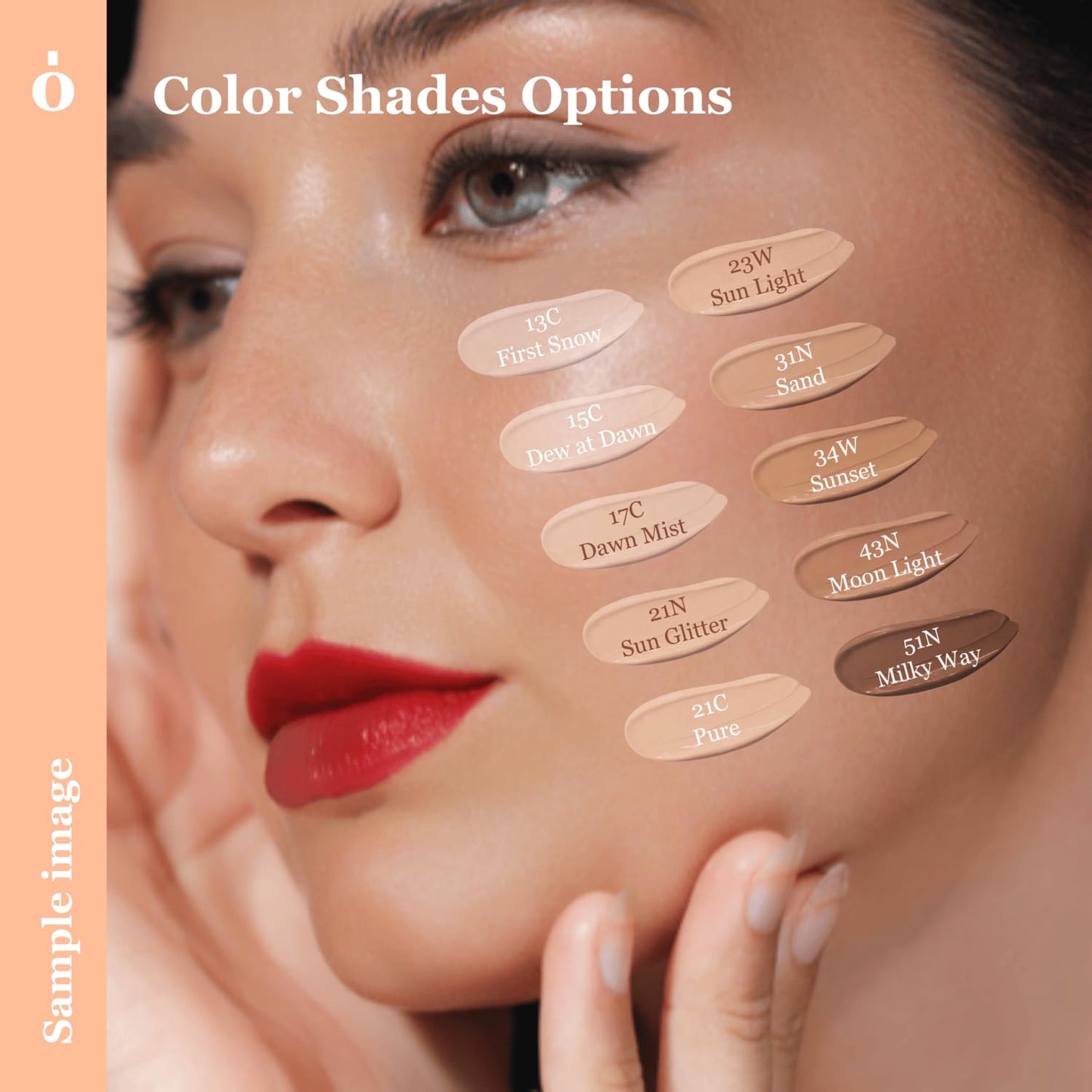 Skin Barrier Glow Cover Cushion, All-day Coverage, Glow Finish, Lightweight, Skincare-Like Texture, Non-cakey Makeup, Korean Cushion Foundation (#51N Milky Way, 0.49 oz)