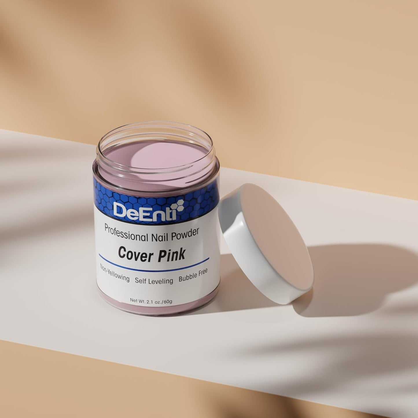 Acrylic Nail Powder, 2oz Cover Pink Acrylic Powder Dip for Nails, Long Lasting Salon Quality, Bubble Free Professional Manicures, Fake Nails, Carving & Extensions