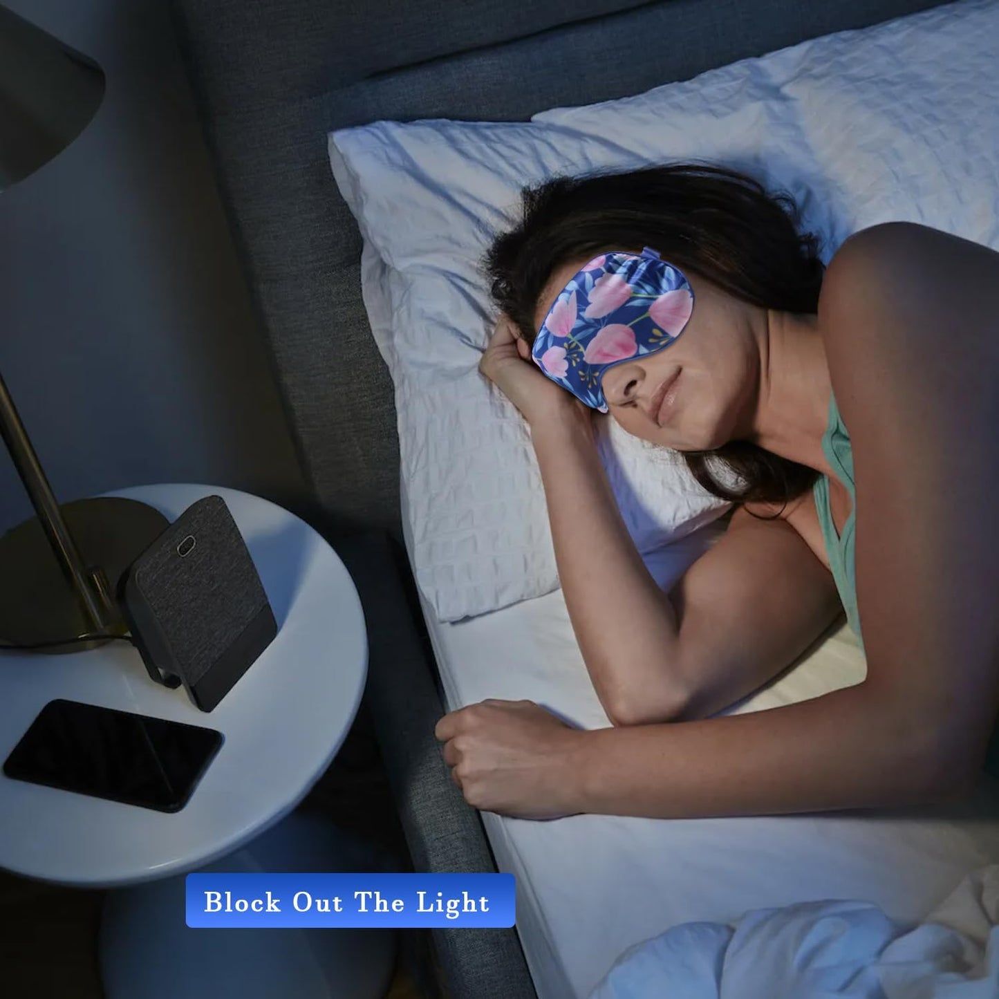Heated Cold Eye Mask Silky Sleep Mask with Cooling Gel & Microwavable Heating Flaxseed Pad Warm Compress for Dry Eyes Care Sleeping Women Beauty Blindfold for Migraine Puffy Swollen