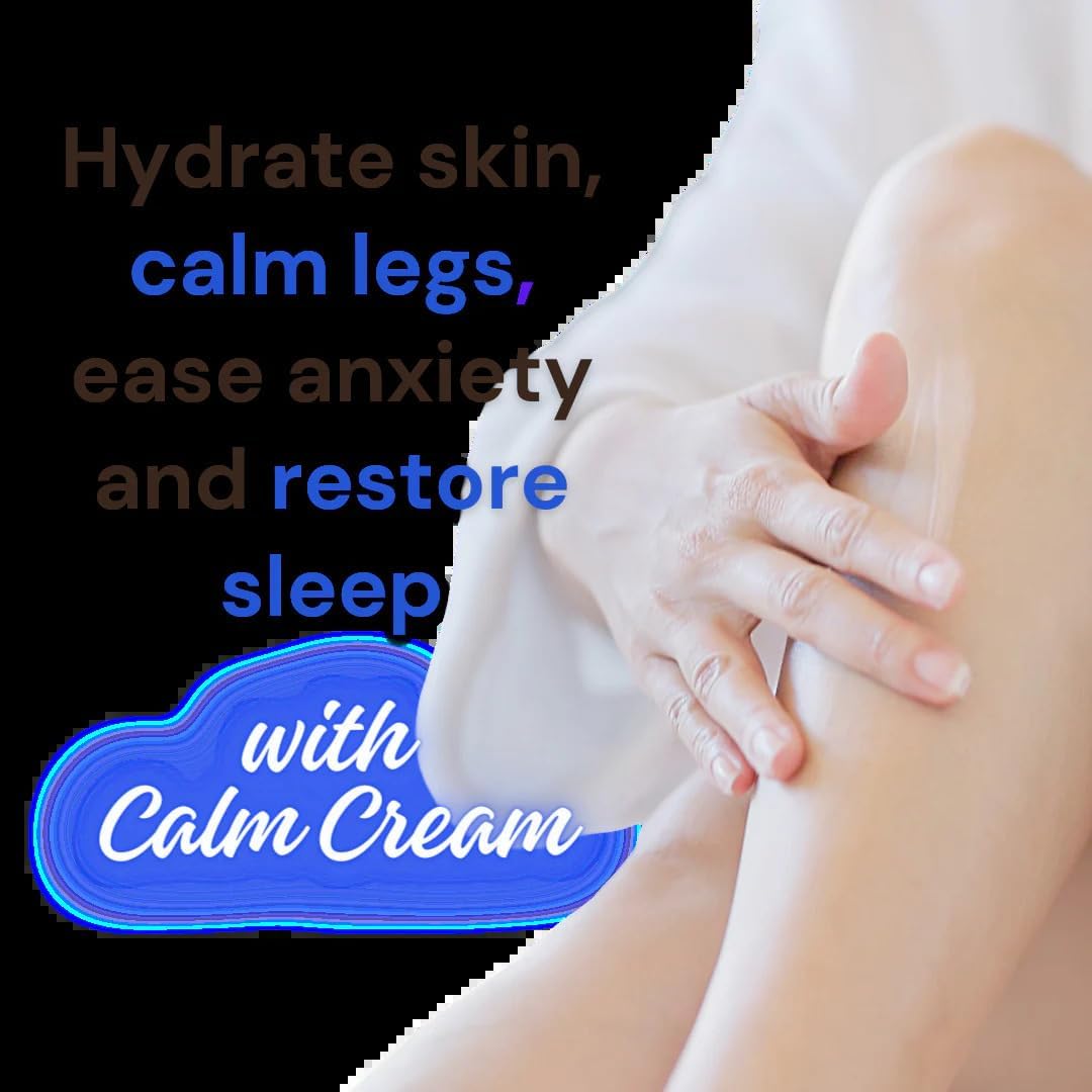 Magnesium Calm Cream – All Natural Body Butter with Magnesium, Vitamin D3, Arnica & Turmeric – Soothing Moisturizer for Skin Wellness & Relaxation – 4oz