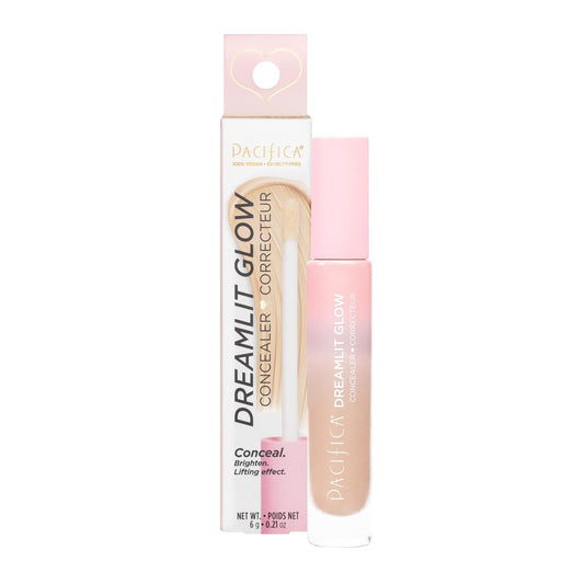 Pacifica Beauty DreamLit Glow Concealer - Shade 09, Makeup, Under Eye Brightener, Long Lasting, Dark Spot Corrector, Dark Circles, Color Corrector, Conceals, Squalane, Vegan, 0.21 oz (1 Count)
