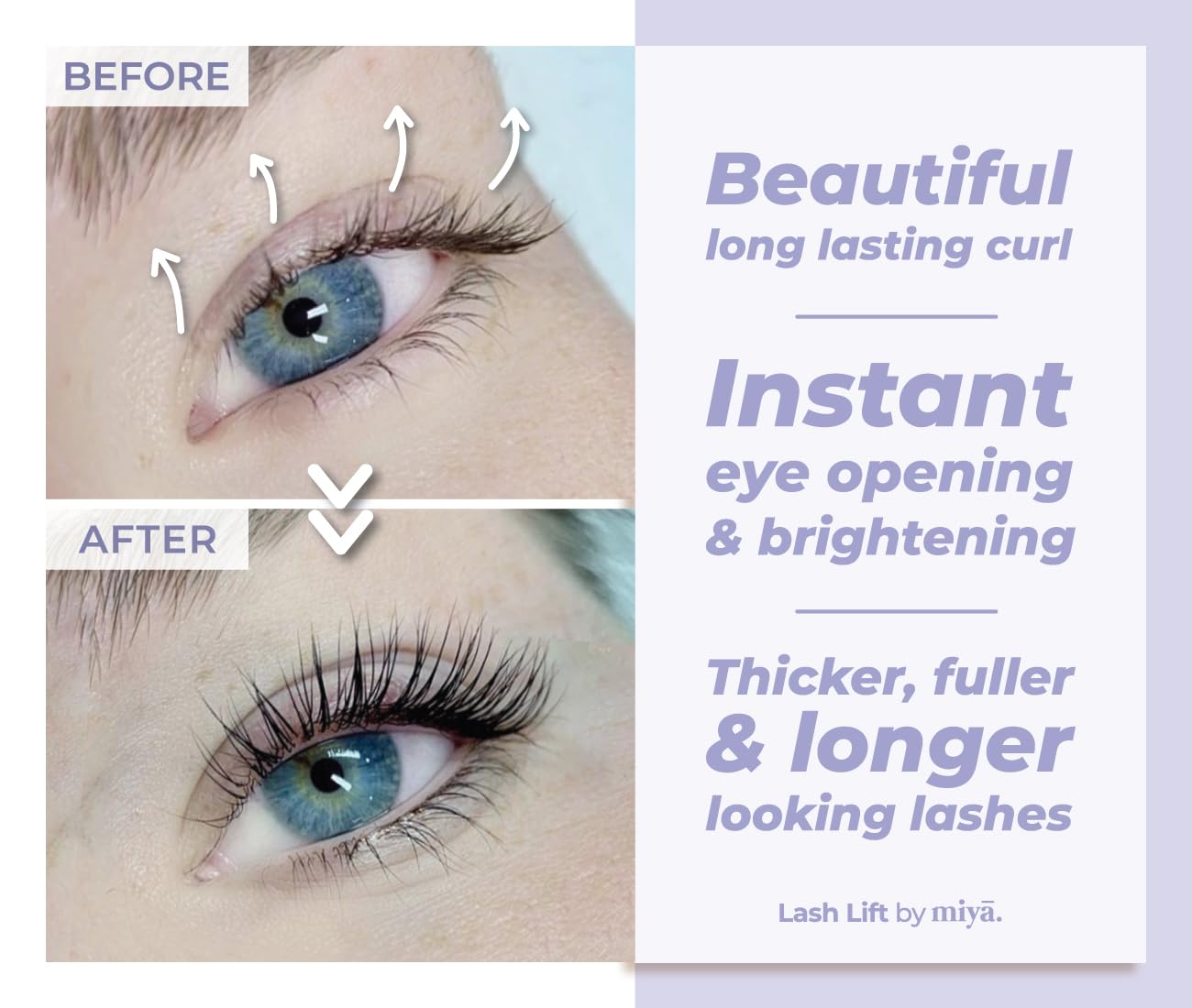 2 in 1 Lash Lift & Brow Lamination Kit | Instant Fuller Eyebrows, Eyelashes | Salon Result lasts 8 weeks | Professional LVL, Perm, Laminate with Silicone Shields, Lash Picks