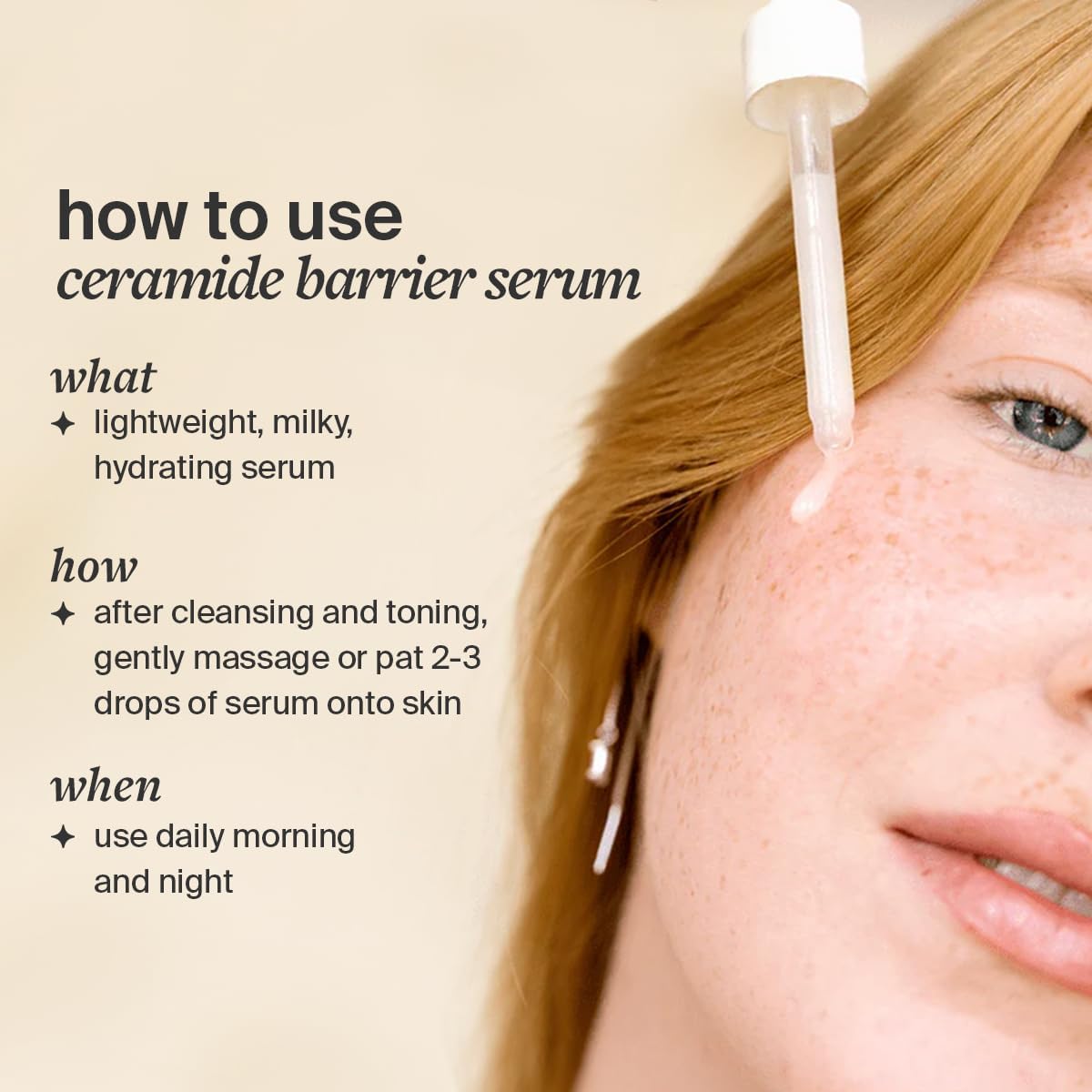 Cocokind Ceramide Barrier Serum, Hydrating Serum to Reduce Dryness, All Skin Types including Sensitive Skin, Fragrance Free, Cruelty Free, 1 fl oz (Trio Pack)