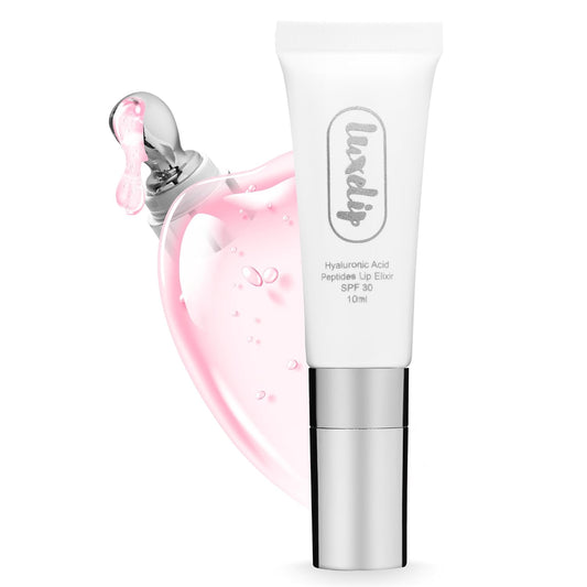 Tinted Lip Balm Elixir for OIder Women, Hydrating Vegan Lip Care with Sheer Color & Moisturizing Glow – Non-Sticky Nourishing Lip Treatment for Soft, Smooth Lips (Raspberry 10ml)