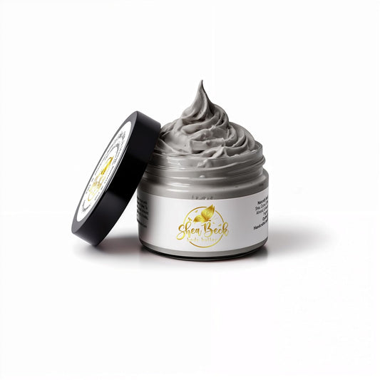 Body Butter Blend: Natural Shea, Cocoa, & Mango w/Jojoba Oil for Radiant Skin and Beard | Moisturizing (8 Oz, French Vanilla)