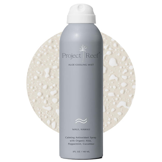 Non-Aerosol Cooling Mist w/Aloe Vera, Peppermint, Cucumber - Non-Sticky, Non-Greasy Formula, Sunburn Relief, After Sun Care, Hydrating Face & Body Spray