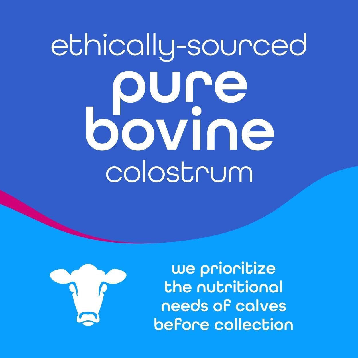 Zena Nutrition Bovine Colostrum & Collagen Powder Supplement for Gut Health, Immune Support, Digestion, Hair, Skin & Nails, Unflavored, Gluten & Sugar Free, 30 Servings