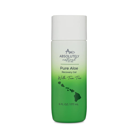 100% Pure Aloe Vera Cooling Gel - Lotion for Sunburn Relief & Rashes - Premium Sun Care with Vitamin E, Eucalyptus - 6 oz