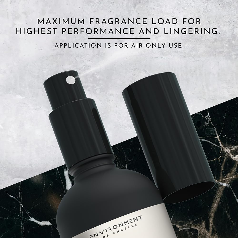 Stone Candles Environment Inspired by 5-Star Hotels HCS Room Spray, 100ml Air Freshener (Sandalwood | Vanilla | Amber) Home Fragrance Accessories, Room Perfume, Room Deodorizer, Vegan & Cruelty-Free
