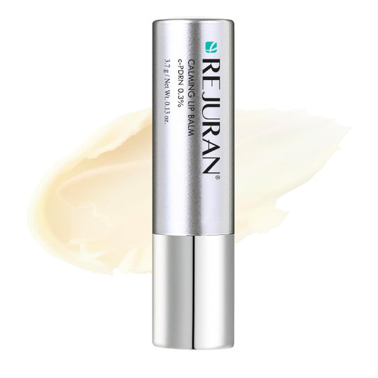 REJURAN® Calming Lip Balm, c-PDRN® – Deep Moisturizing & Soothing Care for Dry, Chapped Lips with Shea Butter & Jojoba Ester, Non-Sticky Formula & Fragrance-Free, Korean Skincare (3.7g)