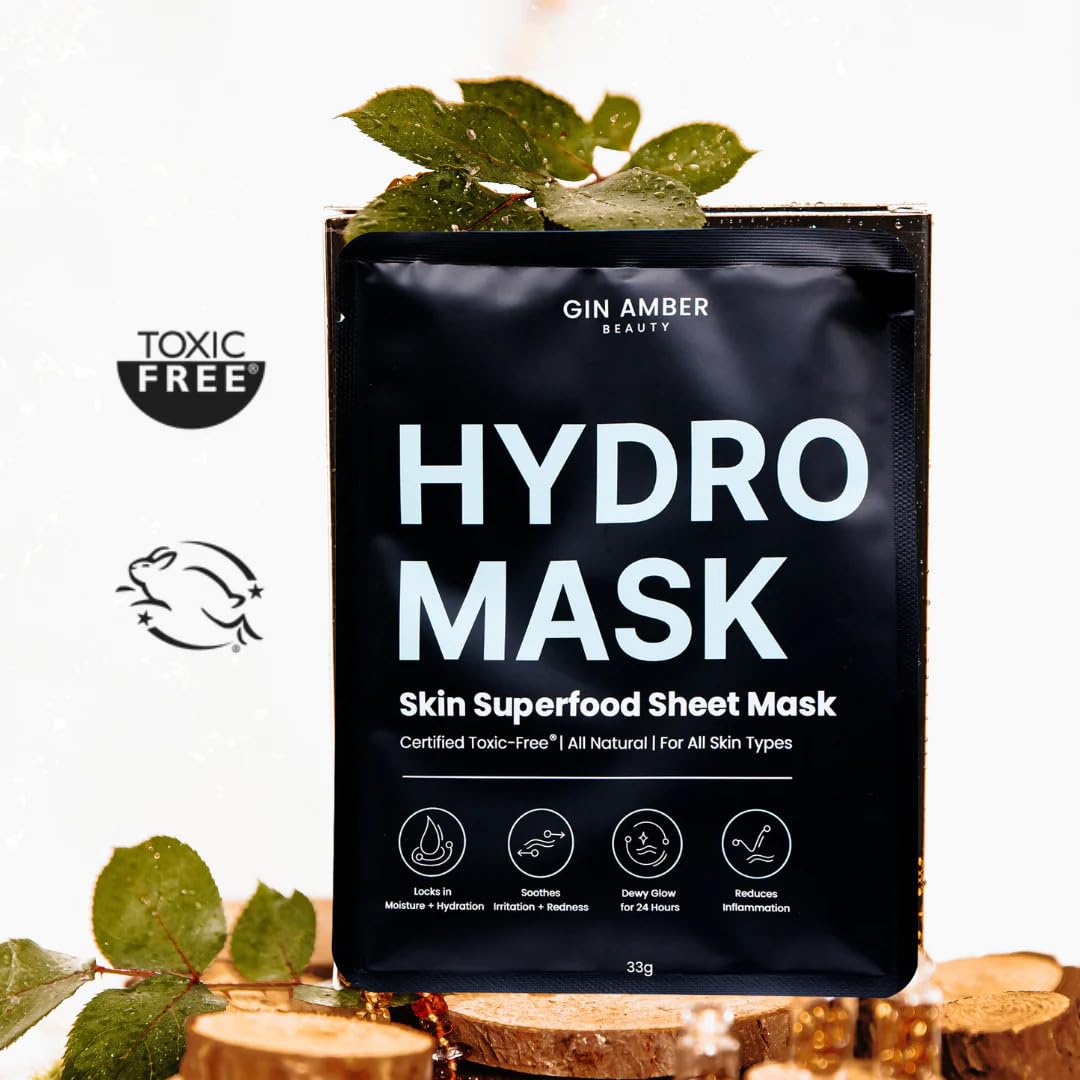 Gin Amber Beauty - Individual Superfood Sheet Mask (23g)