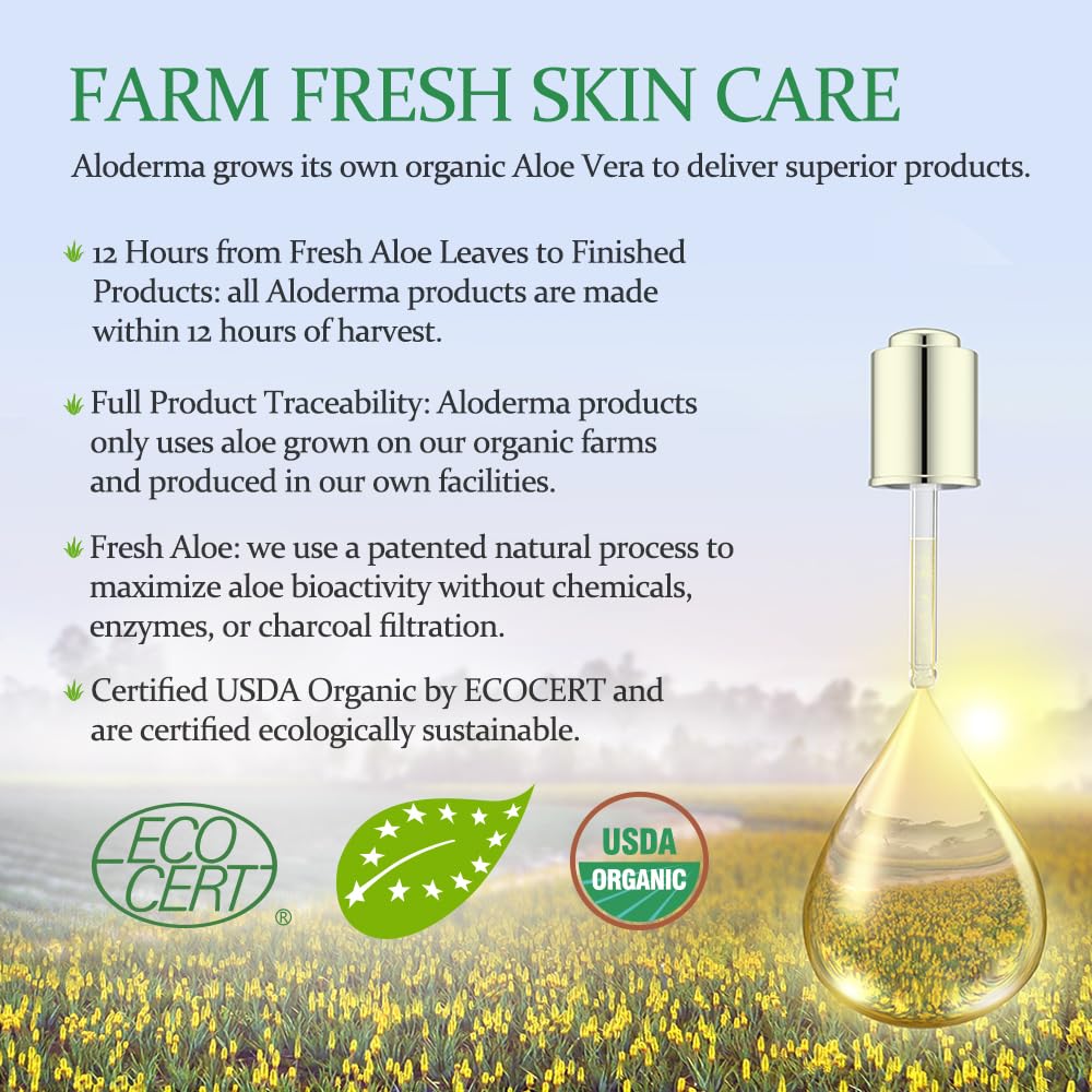 Aloderma Firming Sheet Masks with 89% Organic Aloe Vera 5 pcs - Formulated for Age-Defying Results with Hyaluronic Acid & Arginine, Intense Hydration & Nourishment for Plump, Supple, Rejuvenated Skin