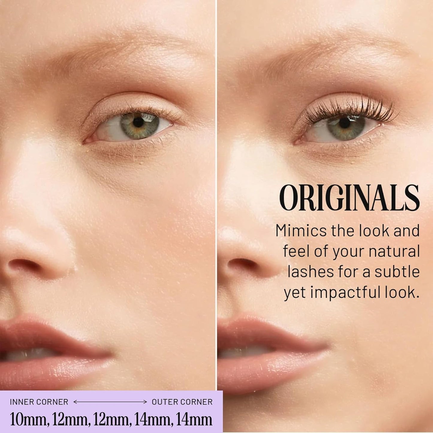 Lilac St - Originals Natural Faux Eyelash Clusters (12mm, 3 Pack) - Natural Look - DIY Lash Extension Wisps - Lightweight & Lifelike - Lasts 10 Days - Cruelty Free, Vegan, Women Founded - 30 Lashes