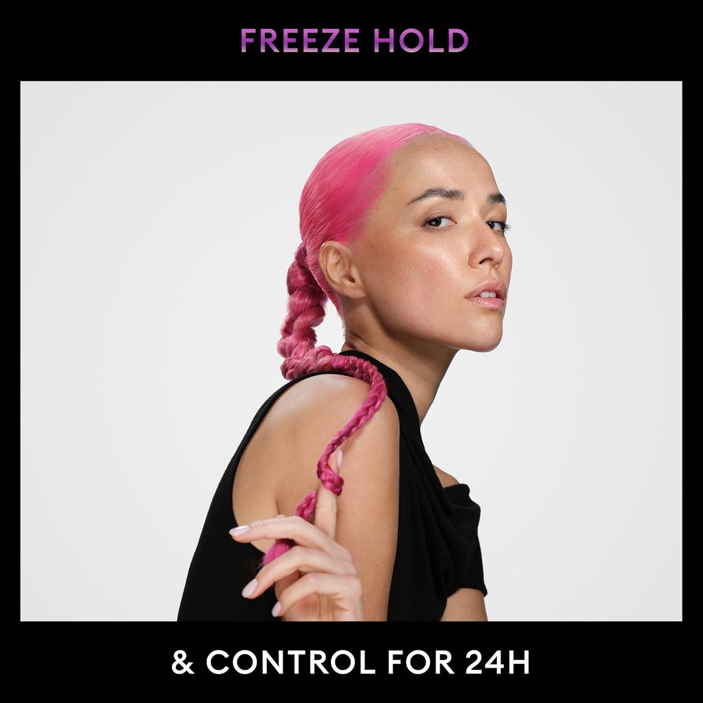 TRESemmé Mega Control Pack of 6 Alcohol-Free Hair Gel for Frizz Control with Coconut Oil 9 oz