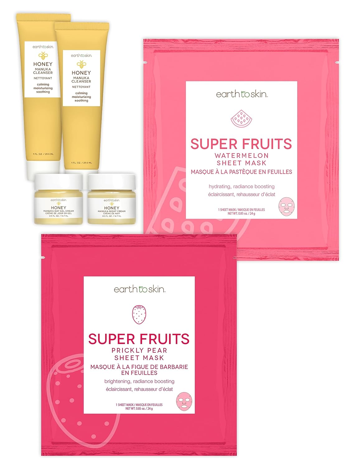 Earth To Skin Honey Soothing & Rejuvenating Set