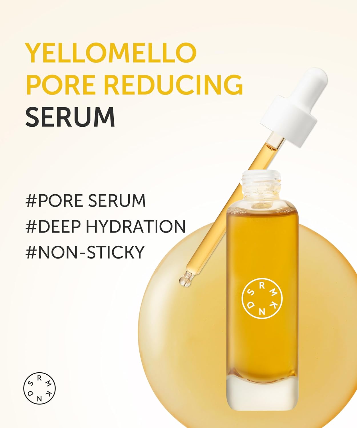 SERUMKIND Pore tightening and Refining Serum Korean Face Skincare - Natural Salicylic acid - Yellowmello Extract 92% -1 fl.oz.