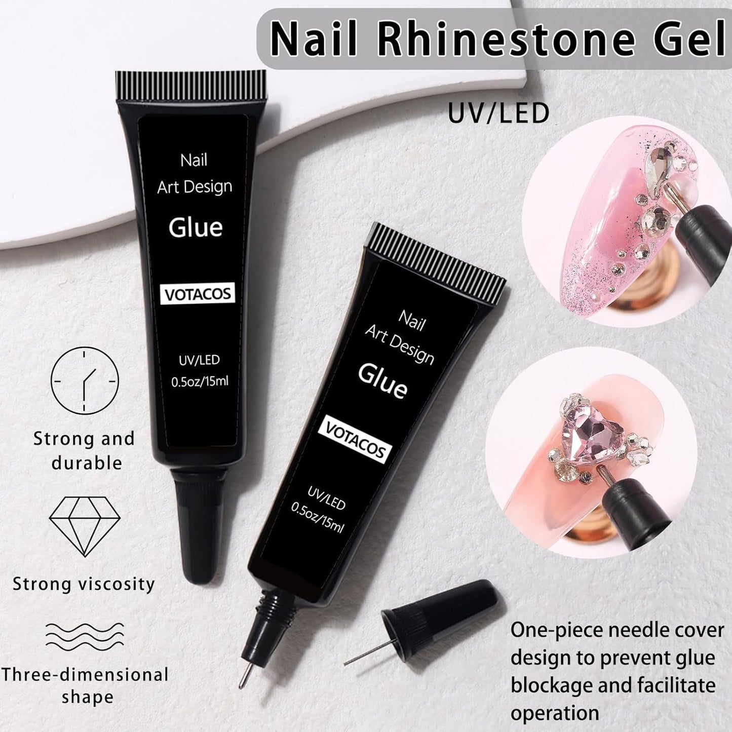 Nail Art Pearls with Rhinestones Glue Gel Flatback Pearls Nail Charms Luxurious Nails Supplies Accessories Silver Gold Gems Pearl Colorful Pearl for Women Nails Design