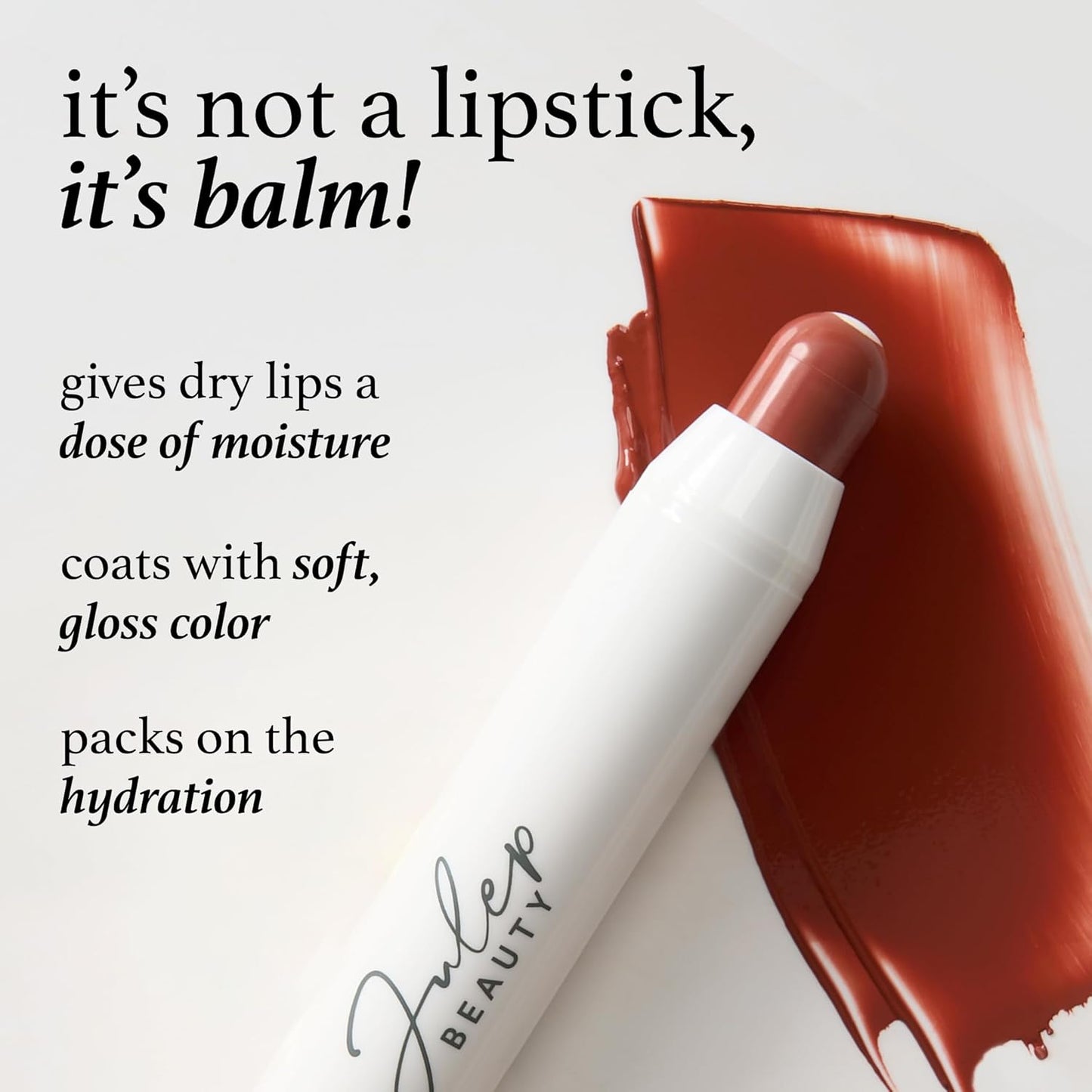 Julep It's Balm Tint of Color Lip Balm - Sweet Sangria | Hydrating Lip Color with Vitamin E Core | Natural Gloss Finish | Vegan & Cruelty-Free