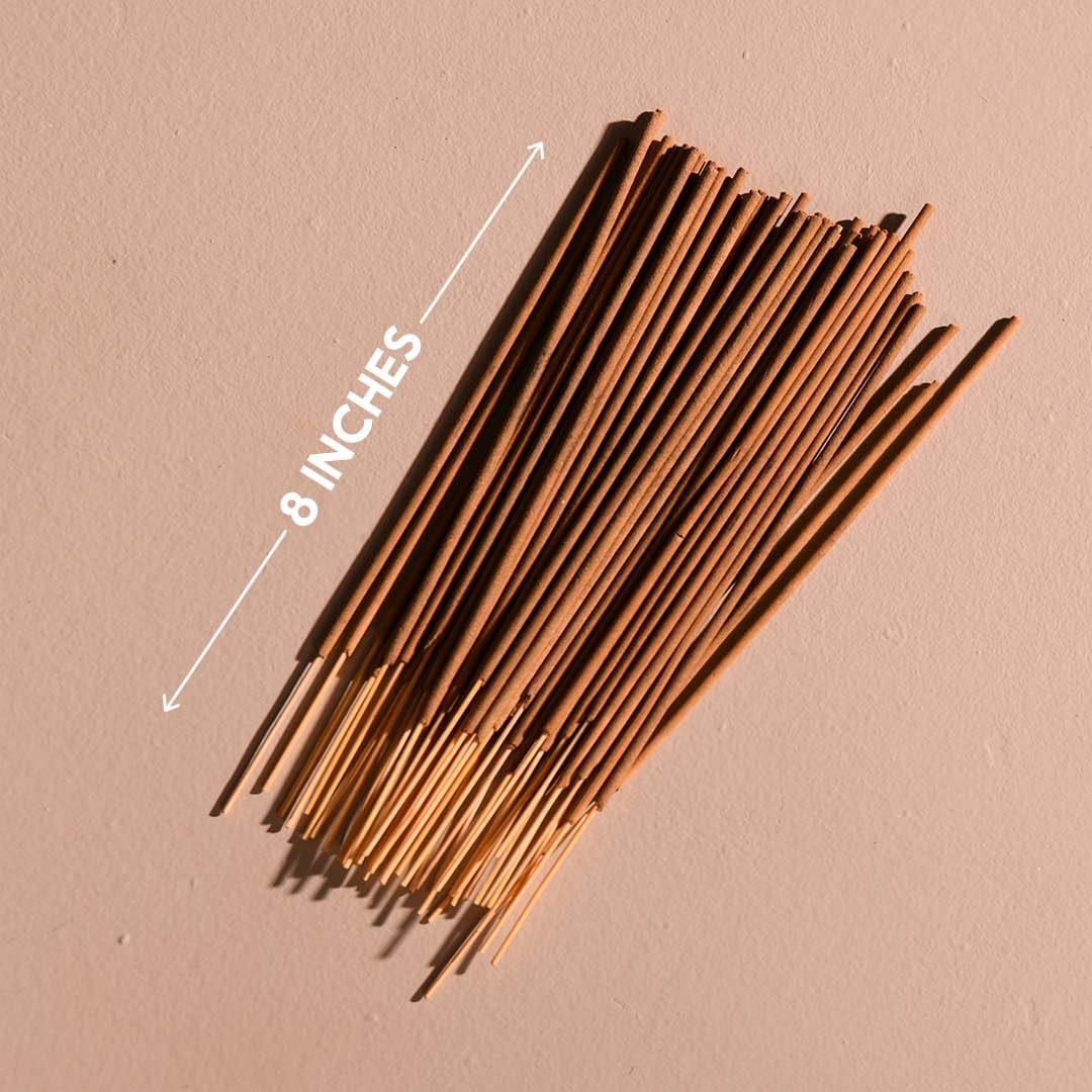 Folkulture Incense Sticks with Holder for Gift | Set of 6 (120) Non Toxic Fall Incense Sticks with 45 Mins Burn Time | Bakery Themed Organic Fall Scents- Vanilla Caramel, Strawberry, Cinnamon Insense
