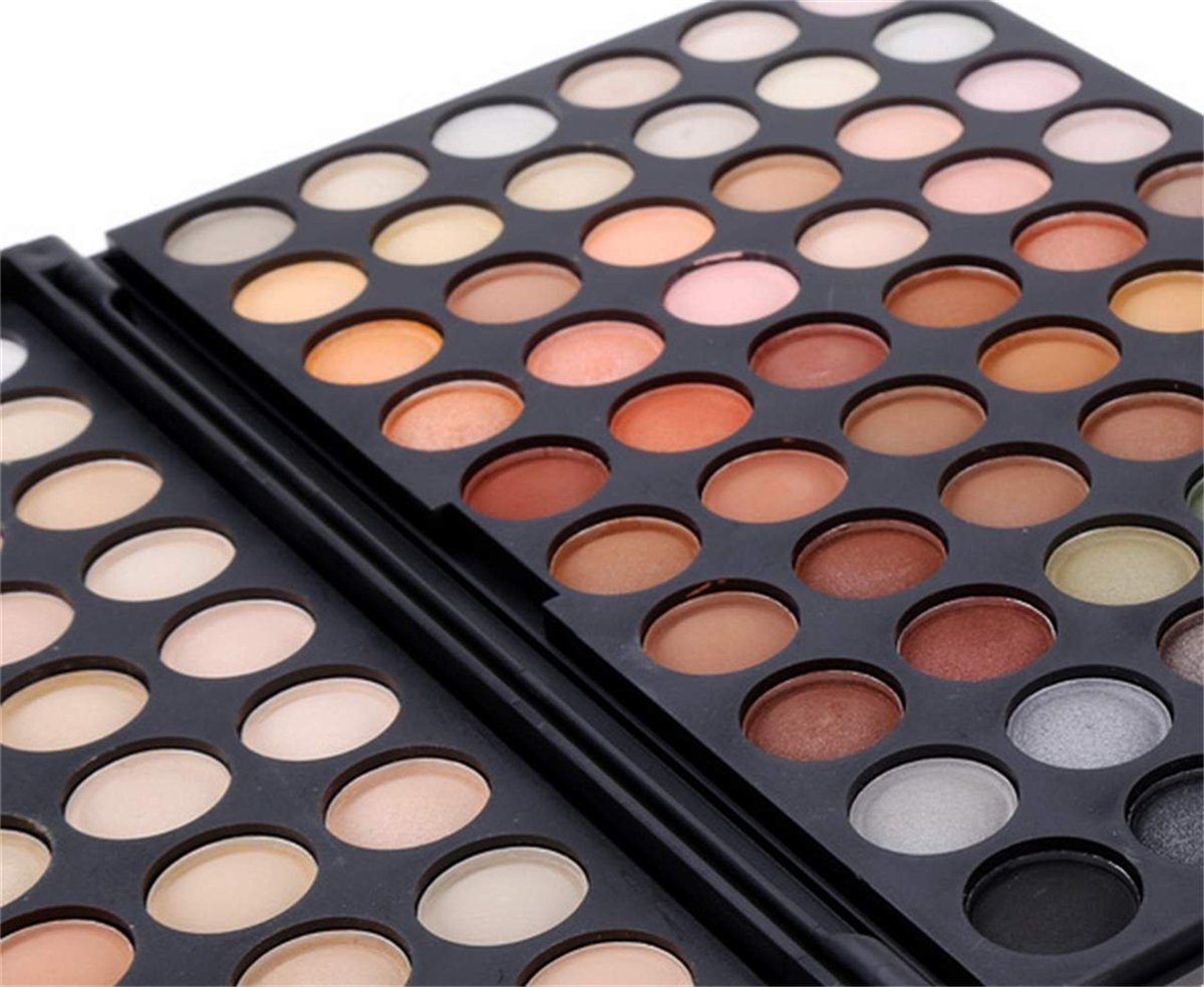 Pro 120 Colors Shimmer and Matte Eyeshadow Palette Glittering Eye Shadow Makeup Palette Eyes Cosmetic Contouring Kit #4 - Ideal for Professional and Daily Use