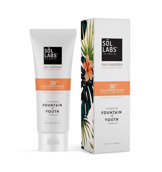 Natural Mineral Sun Screen SPF 30 for Face & Body – Lightweight, Hydrating & Moisturizing Sunscreen – Daily Sunscreen Moisturizer, No White Cast Zinc Oxide, Reef-Safe Korean Skin Care