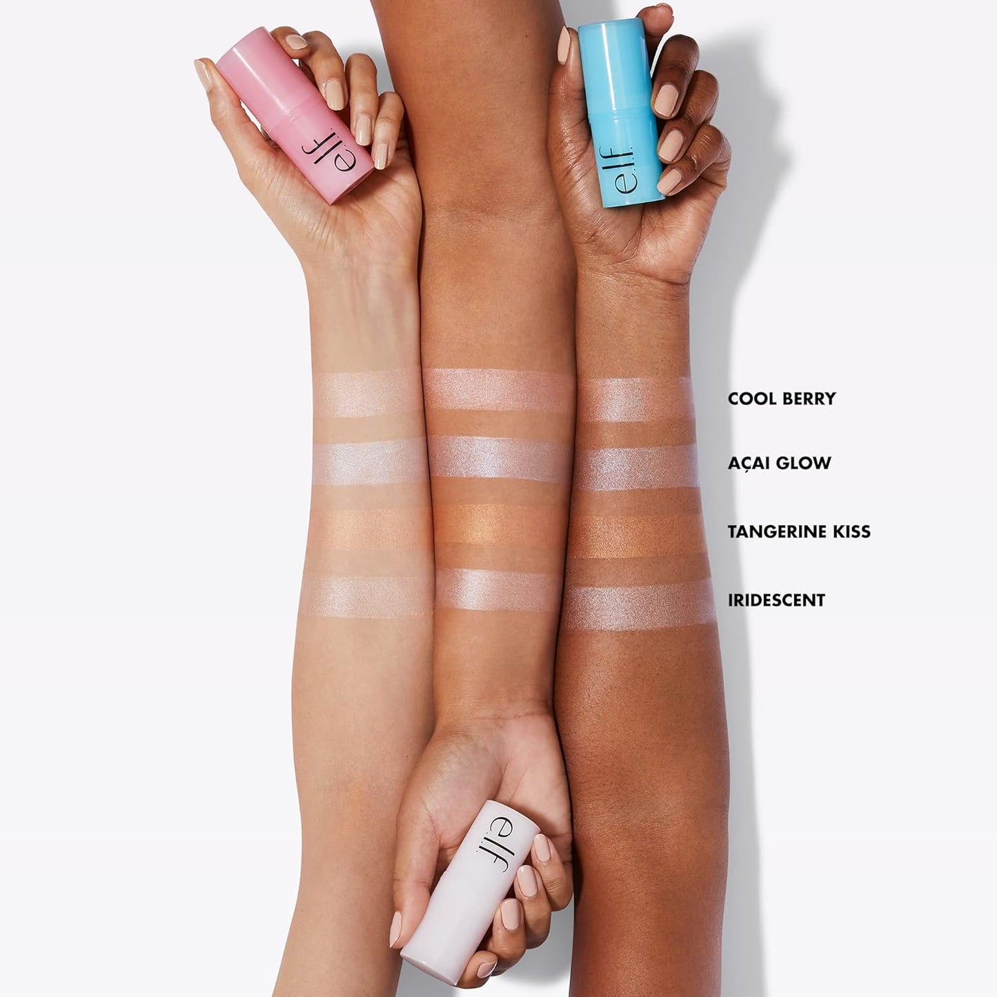 e.l.f. Cosmetics Daily Dew Stick, Cooling Highlighter Stick For Giving Skin A Radiant & Refreshed Glow, Acai Glow