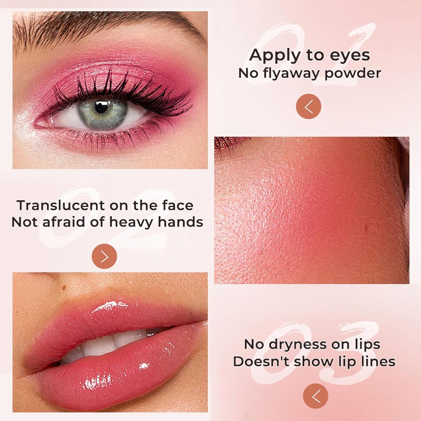 Cream Blush,Color Color Changing Tint,Magic Blush for Cheek & Lip Waterproof Multi-Use Lips and Cheek Tint,Moisturizing Lightweight, Makeup Blush (Pink, 1.62 oz)