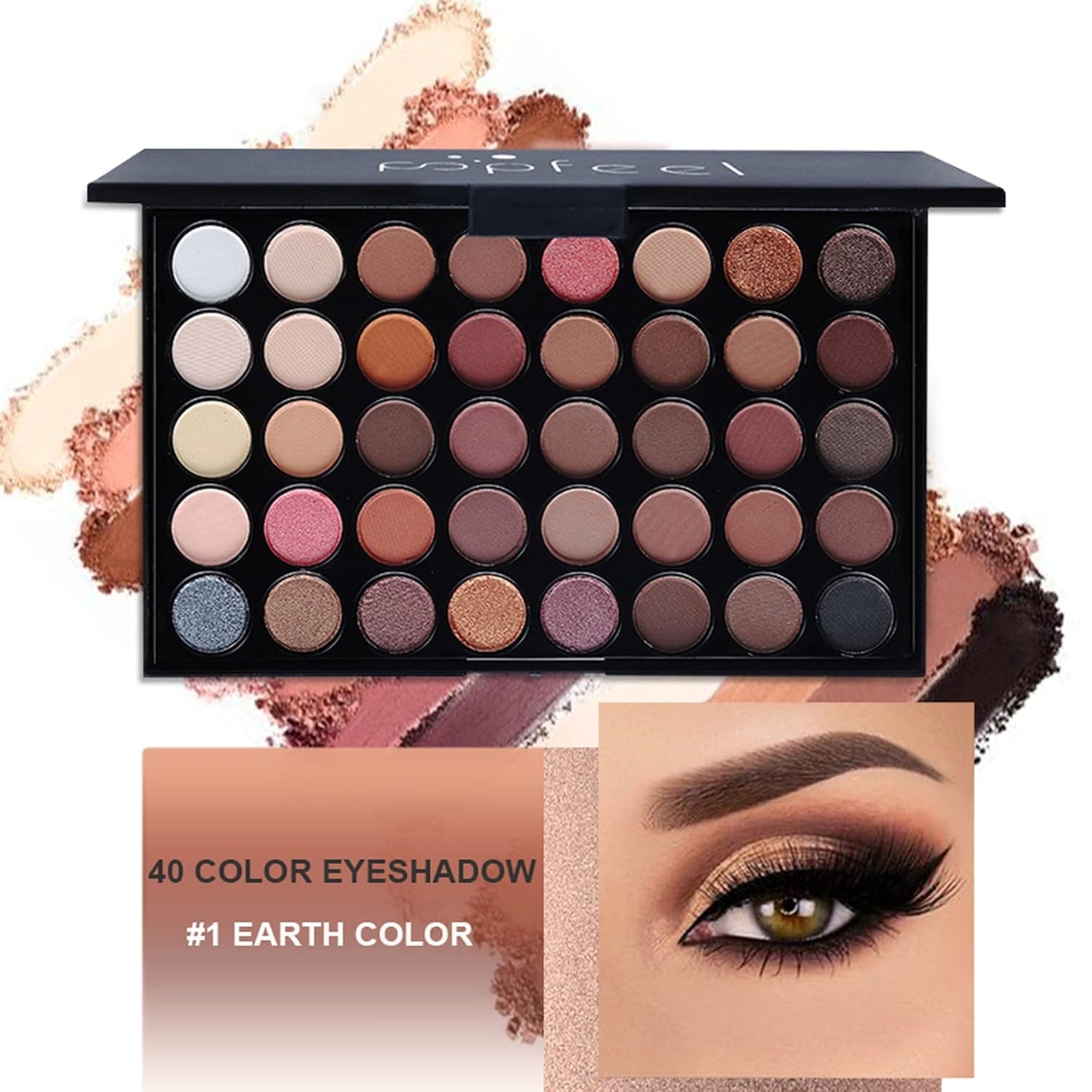 All in One Makeup Kit For Beginners Full Kit, Full Makeup Kit For Teen Girls, Makeup Gift Set, Include Eyeshadows, Concealer, Cosmetic brush, Lip Gloss, Lipstick, Powder puff, Mascara -005