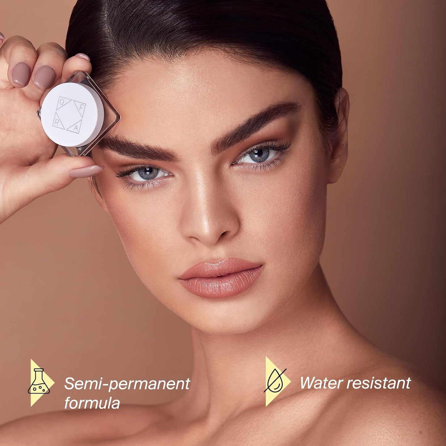 Ofra Eyebrow Gel - Golden Blonde - Semi-Permanent Brow Gel, and Waterproof Eyebrow Filler - 5g