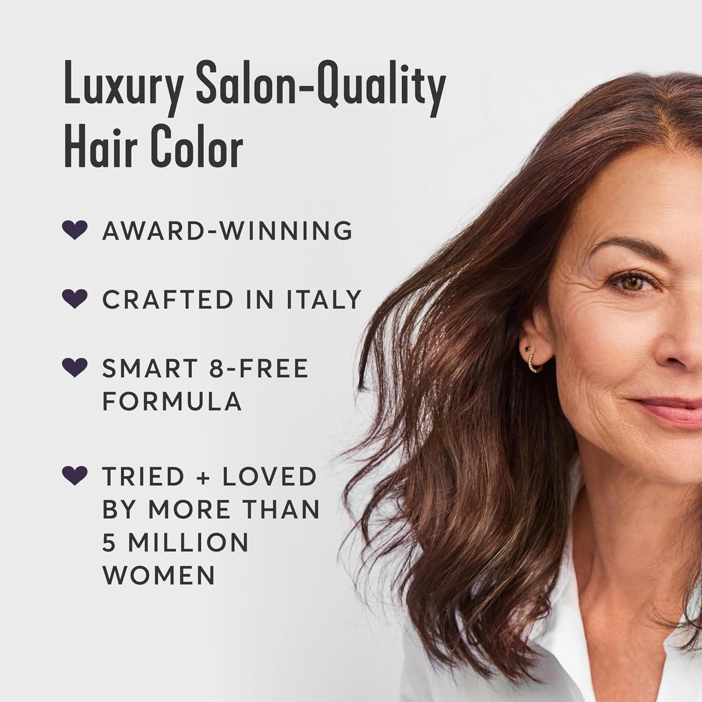 Madison Reed Radiant Hair Color Kit | 5.5NNN Dark Brown with Warm Golden Tones (Modena Brown) 100% Maximum Gray Hair Coverage | Permanent Hair Dye for Resistant Grays | PPD & Ammonia-Free | 1 Pack