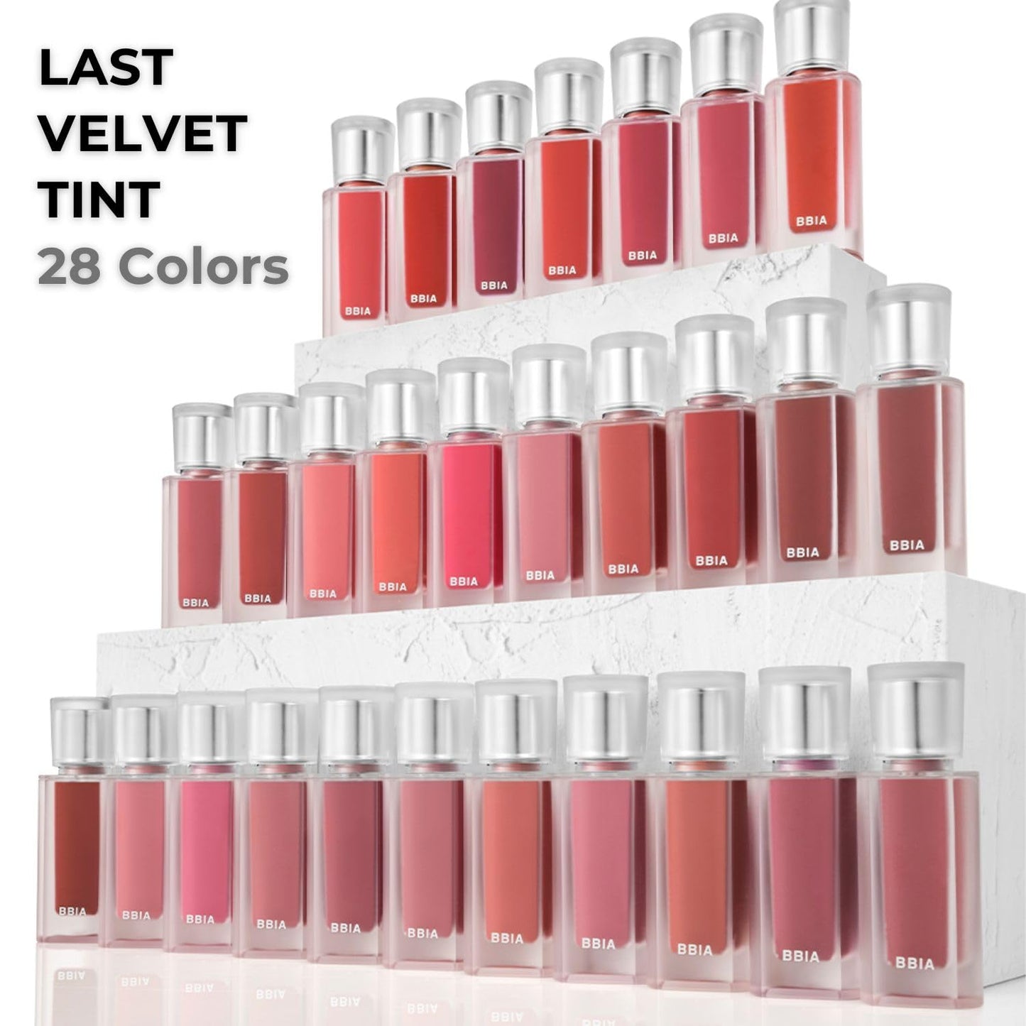 BBIA Last Velvet Tint NEW - Soft Creamy Matte Finish Lip Stain, Blur Effect & Velvety Texture, Long-Lasting, High Pigment, Non-Drying, Vegan, Korean Lip Makeup (V23 ROMANTIC NOTE, Pack of 1)