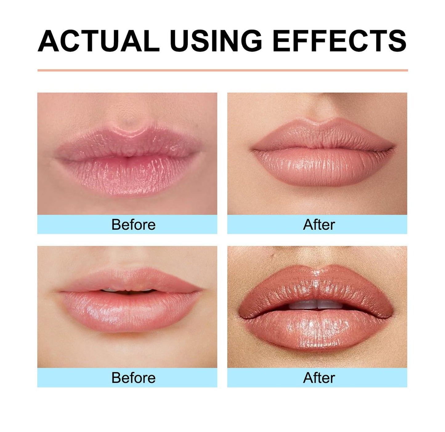 Longwear Peel-off Lip Stain Marker Peel Off with Vitamin E - Smudge-Resistant Lip Liner & Base for All Skin Types (04#)