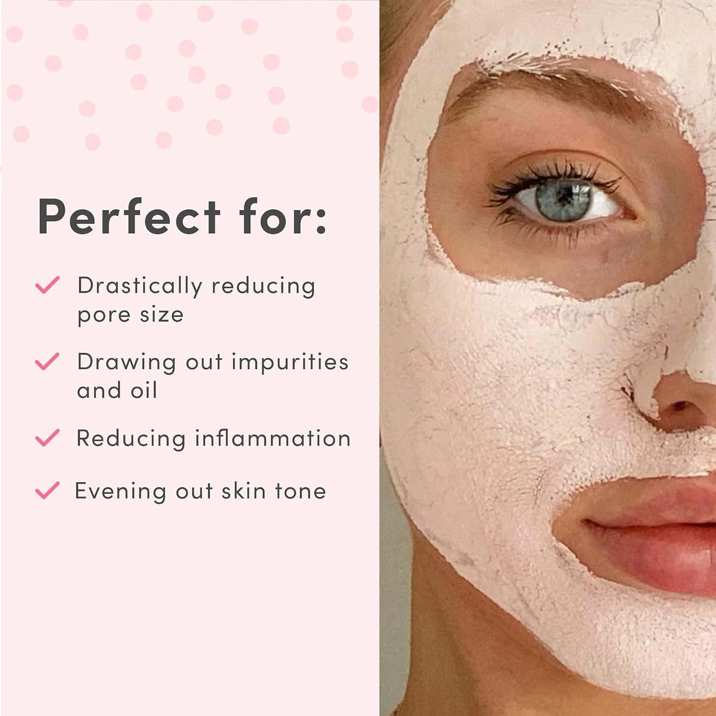 Sand & Sky Australian Pink Clay Detoxifying Face Mask with Vitamin C & Antioxidants - Pore Clearing Clay Mask for Blemish-Prone Skin, Fades Hyperpigmentation & Evens Tone