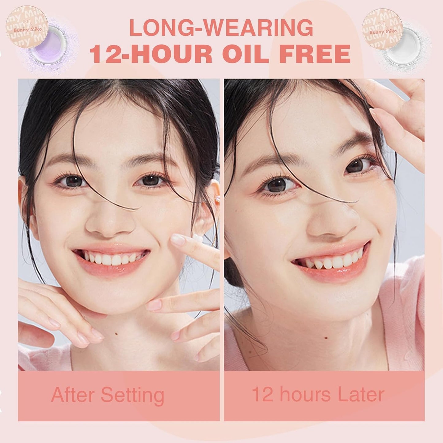 Loose Setting Powder Color-correcting Tone Up Oil Absorbing Mattifying Blurring Pores 0.35 Oz, 02 Light Purple