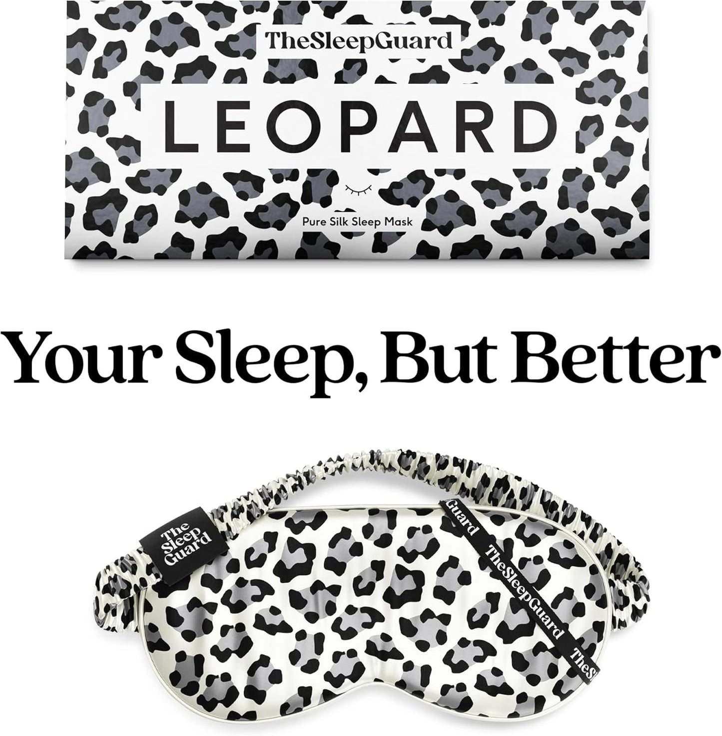 Pure Silk Sleep Mask [100% 6A Mulberry Silk, 22 Momme] Light Blocking Travel Essentials. Eye Masks for Sleeping. Black Oeko-Tex Blindfold. Eye Covers for Men & Women