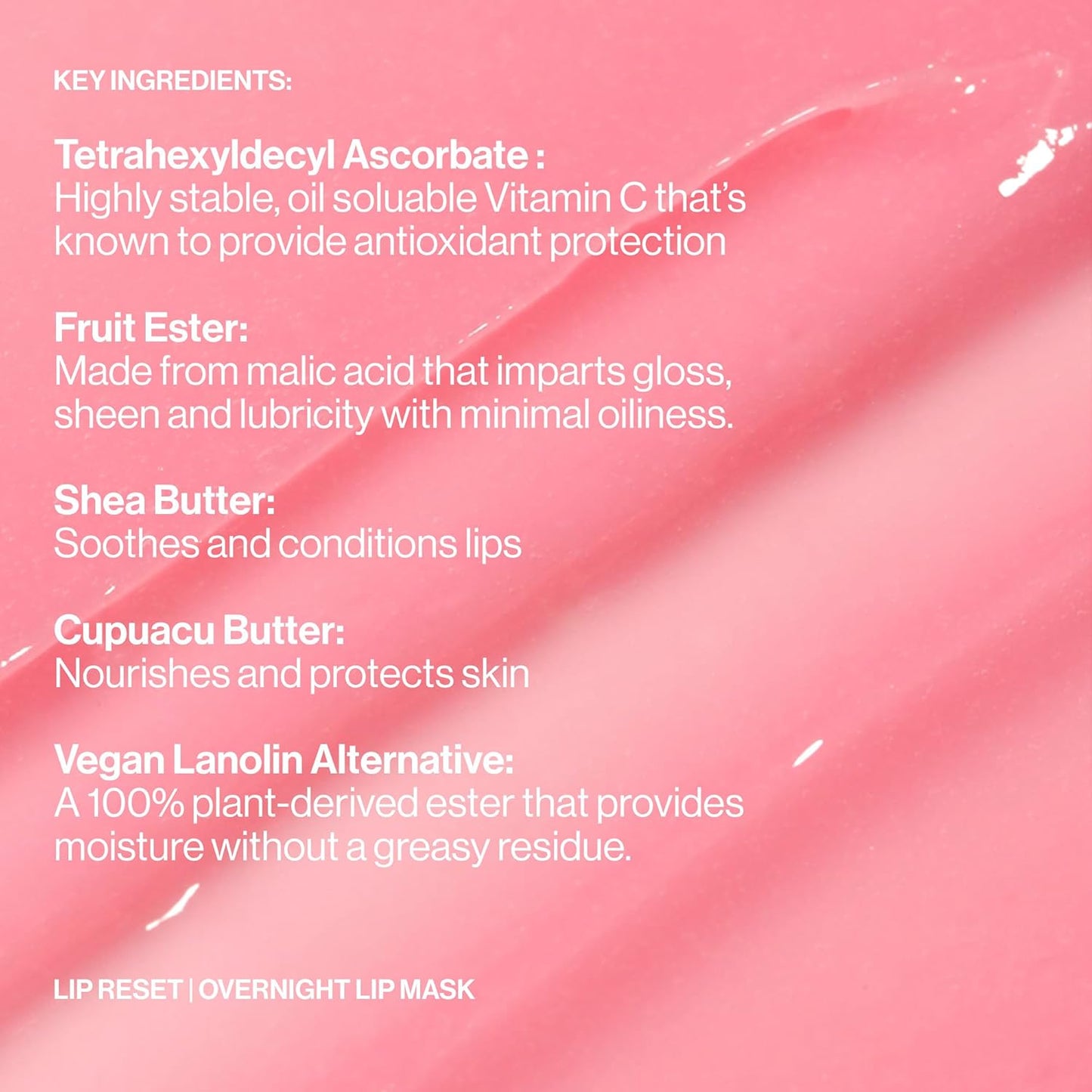 MAKE Beauty Lip Reset Overnight Lip Mask. Nourishing, Hydrating Lip Treatment for Dry, Flaky Lips. Plumps, Softens, and Smooths. Solar Citron Flavor