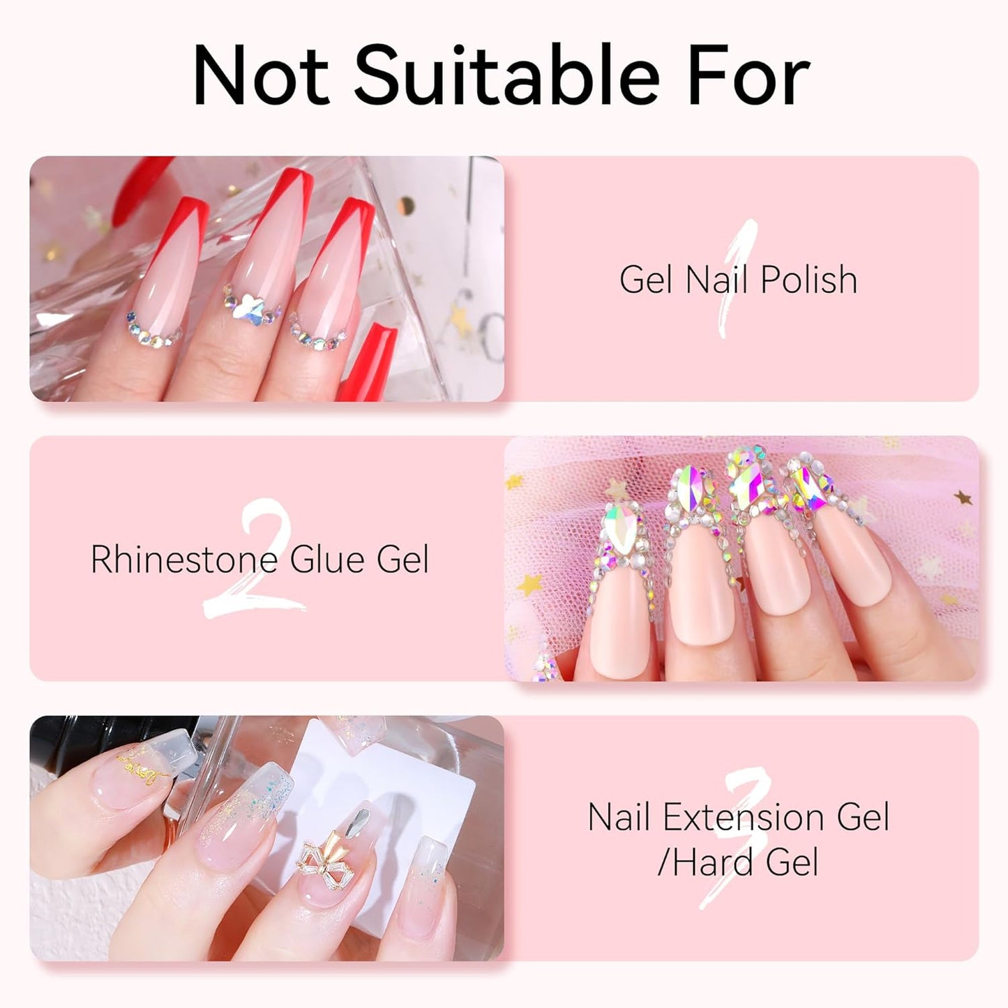 Makartt Press on Nail Glue Remover: Updated Formula with Vitamin E | Glue Debonder with 5 Wooden Sticks,1 Dropper Applicator for Quicker Application,Non-Acetone,Hema-free Glue off 30 ml