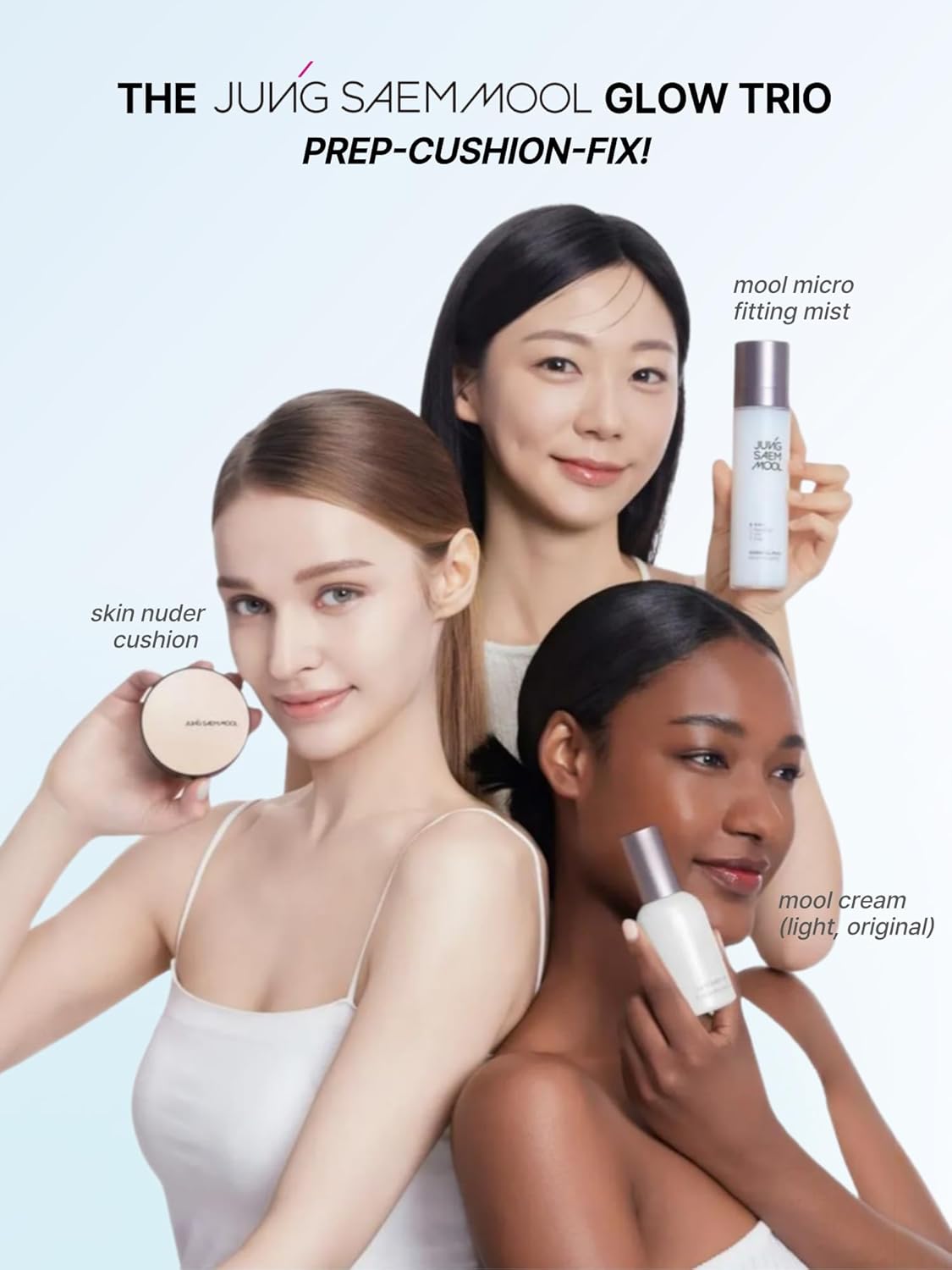 JUNG SAEM MOOL Essential Skin Nuder Cushion 25 Bronze 0.49 Fl Oz (Refill Only, SPF 50 Broad Spectrum) | Natural Radiant Finish, Lightweight Hydration, Korean Cushion Foundation