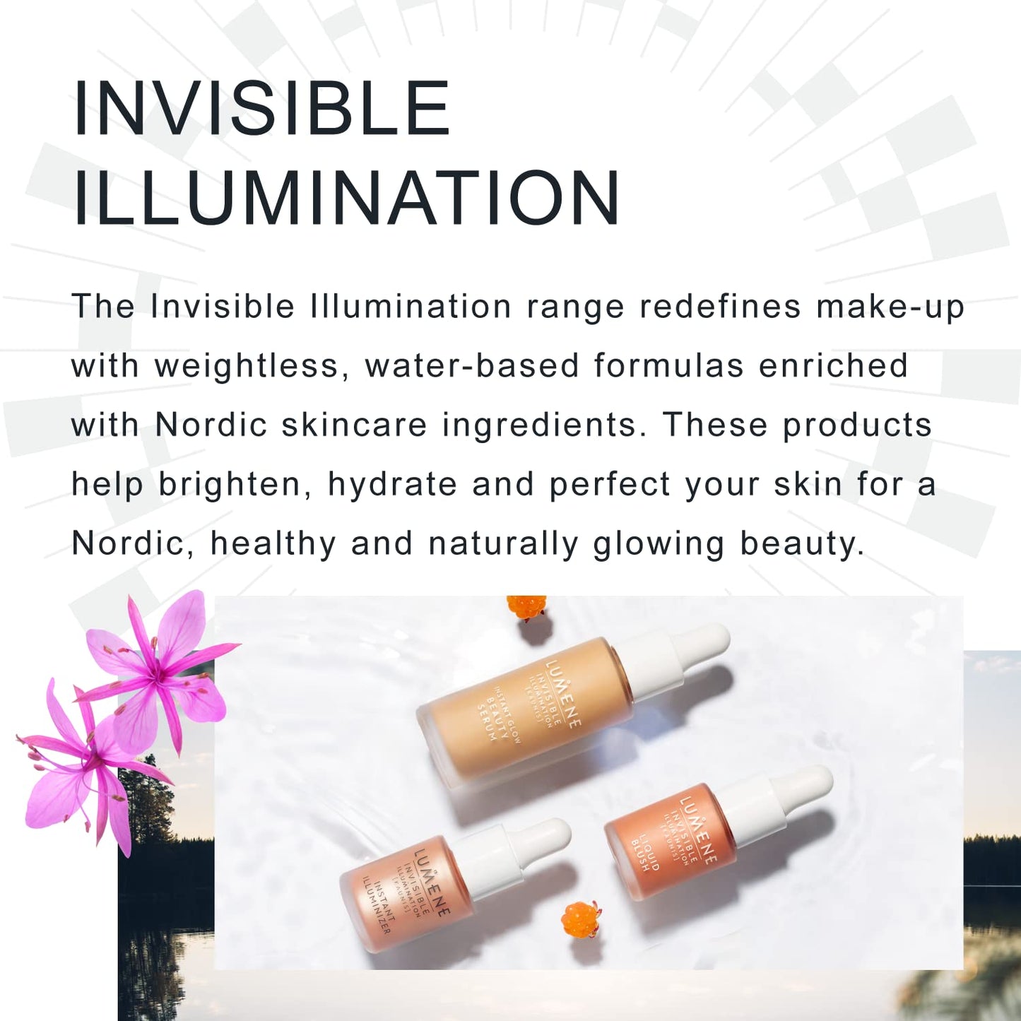 Lumene Invisible Illumination Serum in Concealer - Vitamin E Hydrating Concealer - Lightweight Color Corrector for Dark Circles - Multi-Use Makeup Hybrid - Medium (10ml)