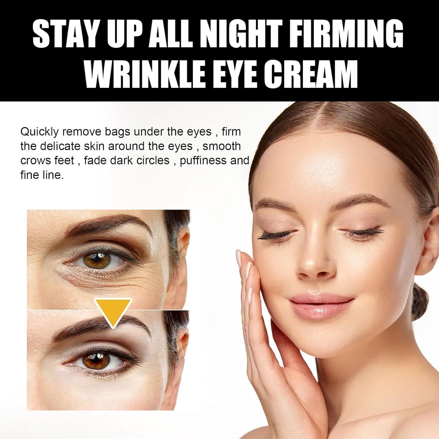 Celyz Firming Eye Cream, Instant Firm Eye Cream, Temporary Eye Tightener,Celyz Eye Cream, Instant Firming Eye Firmer, Eye Moisturizer, Reduces Fine Lines, Firms Eye Skin (3PCS)