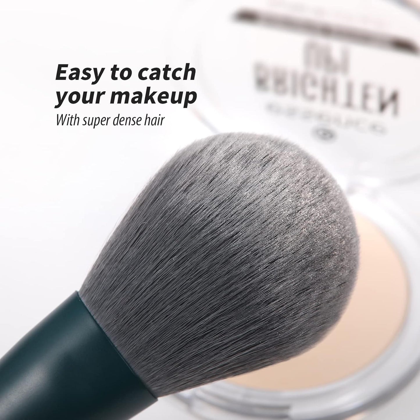DUcare Makeup Brushes Set 17 Pcs with Brush Cleaning Mat and Makeup Sponge Professional Face Powder Eye Shadow Powder Liquid Cream Kit Gift Box