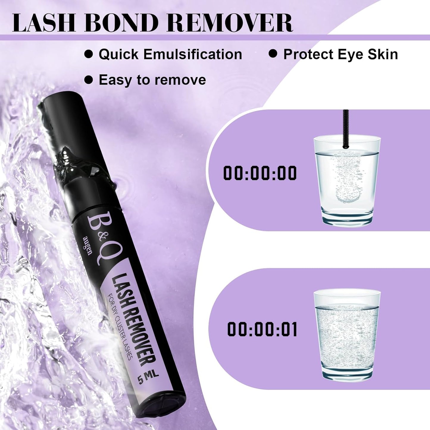 B&Q Lash Clusters Kit 280PCS Eyelash Clusters Kit,40D C 9-16MIX Individual Lash Comfortable Eyelash Extension Set, Classic Look with Bond and Seal Waterproof, Remover DIY at Home(Set,40D-C)